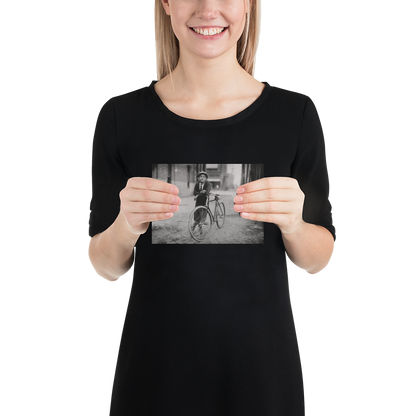 Photo paper poster – Messenger Boy for Mackay Telegraph Company, Waco, Texas – Lewis Hine (1913)